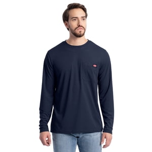 Wrangler Workwear Men's Long Sleeve Performance Pocket Shirt