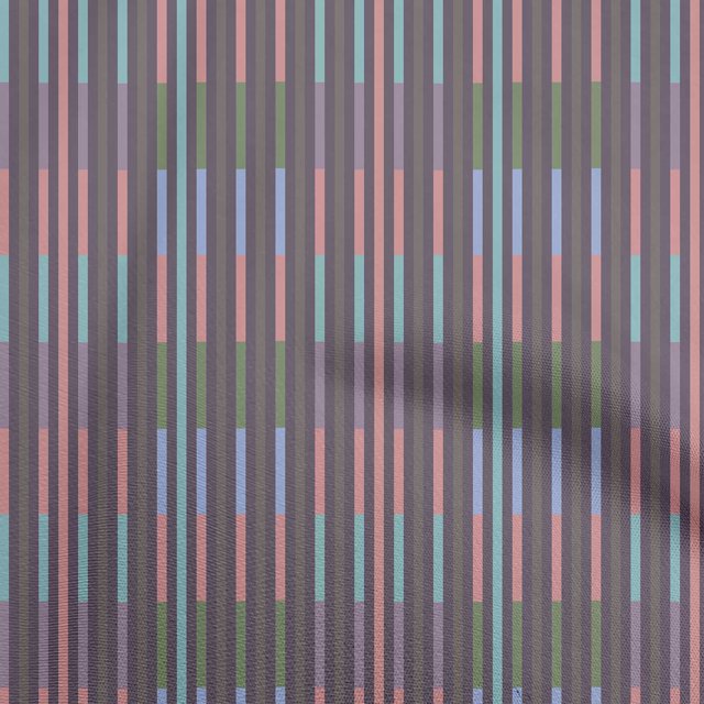 oneOone Tissu Popeline de Coton Vin Rayures Matériel de Robe Tissu Imprimé Tissu au Mètre 56 Pouces de Large-Za