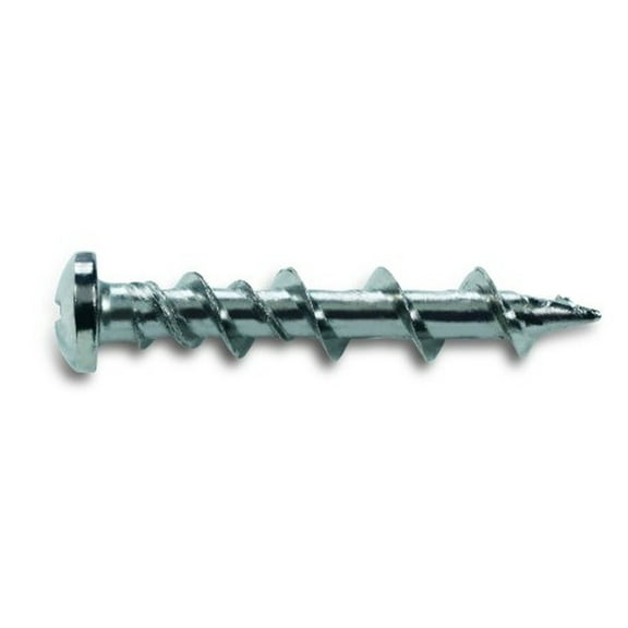 Powers 02273 Wall-Dog - 1/4"x1-1/2" White Pan Head Light Duty Anchor, 100/Box