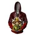 thumbnail image 5 of Sudadera con capucha de otoño para hombre, ropa Y2k, sudadera con capucha, sudaderas con cremallera, sudadera con estampado genial de espantapájaros para hombre, ropa, sudaderas para hombre, 5 of 5