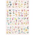 thumbnail image 1 of Etiqueta Engomada Del Tatuaje Temporal 16pcs 3D impermeable tatuaje dibujos animados niños cuerpo tatuaje para fiesta (3) Ehuebsd Libre de BPA, 1 of 8