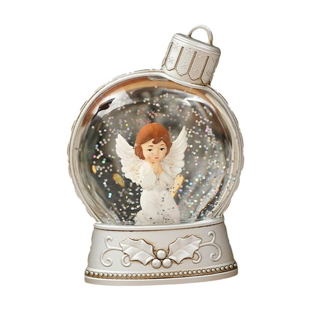 Lanterne LED Boule à Neige Noël Extérieur - Décoration Lumineuse Festive