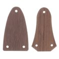 thumbnail image 1 of Shisuyan Electric Guitar Truss Rod Covers Light Brown Wood 2Pcs 5.2x3in, 1 of 9