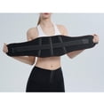 thumbnail image 4 of Entrenador de Cintura Sunnimix Recortador de Adelgazamiento Correa de Cinturón Negro Azul XXXL, 4 of 8