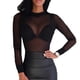 thumbnail image 1 of Camiseta Básica Qarigey Manga Larga Negro M Type3 NO3, 1 of 6