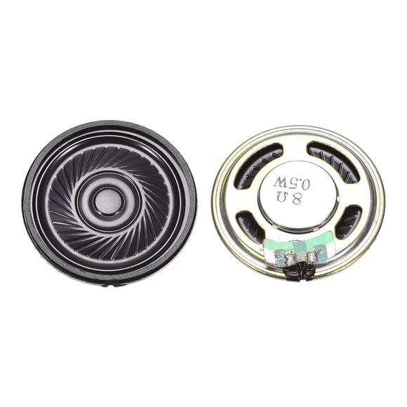 0.5 W 8 Ohm, Altavoz Magnético DIY Reemplazo Redondo de 36mm 2pcs