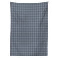 thumbnail image 3 of Ambesonne Japanese Tablecloth Rectangular Table Cover, Geometric Floral Motif, 60"x90", Charcoal Grey Dark Blue, 3 of 4