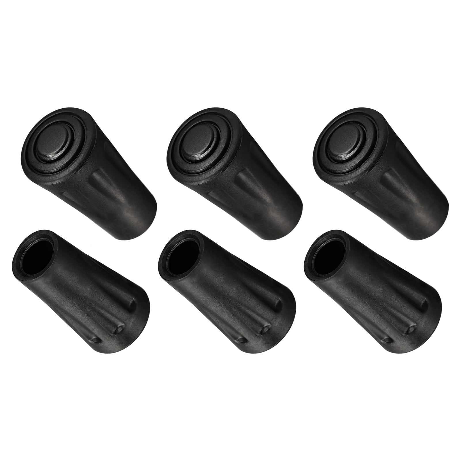 Uxcell Climbing Ski Cane Replacement Caps Ends Tip Protectors Accessories Trekking Pole Tips 6 Pack