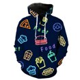 thumbnail image 1 of Sudadera con capucha y cremallera para hombre, de manga larga, estilo informal, para adolescentes, con estampado 3D divertido, estilo hip hop, 1 of 6