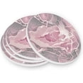 thumbnail image 3 of GZHJMY Pink Marbling Round Coasters for Drinks,Absorbent Heat Resistant Coaster for Tabletop Protection,Suitable for Kinds of Cups, Wooden Table, Home Decor 1pcs, 3 of 6