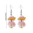 thumbnail image 2 of SUSHANG Christmas Earrings Christmas Tree Bell Earrings Christmas Creative Holiday Party Earrings Jewelry Hoop Earrings Women, 2 of 4