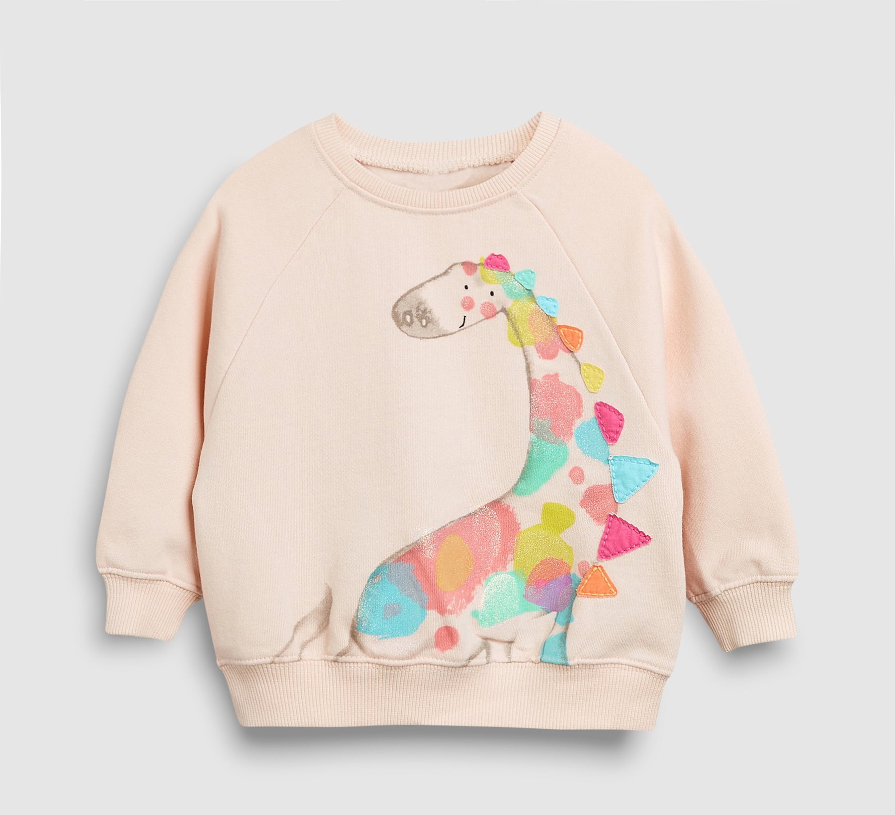 Toddler Girls Sweatshirts Crewneck Hoodies Long Sleeve Collage T Shirts