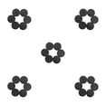 thumbnail image 1 of Tholdsy Pack of 6 Thumbstick Silicone Protector Maintenance Replacement Caps Spare Joystick Parts Console Covers Game Repair for PSVita Type2 NO2, 1 of 6