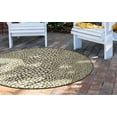 thumbnail image 2 of Jill Zarin Outdoor Collection Area Rug - Cape Town (4' 1" Round Green/Ivory), 2 of 7