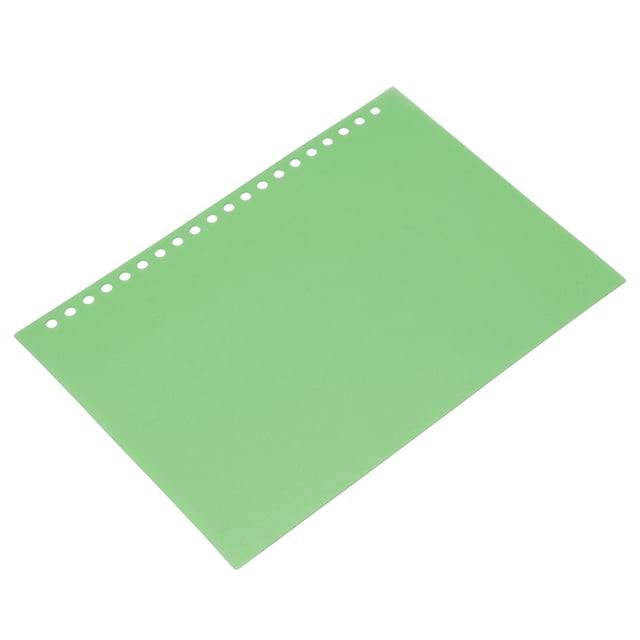 Paper Cover Clear Sheet Cover Binding Presentation Cover Binding Cover 50Pcs Sheet Protector Paper Binding Cover Matte A5 20 Holes PP Plastic For Presentation