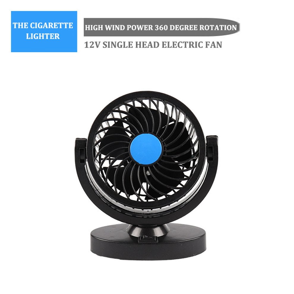 12/24V Double-headed Car Fan All-Round 