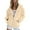 Beige-1, variant on Women's Zip Up Y2K Hoodies Long Sleeve Heart Print Fall Track Jackets Loose Fit Casual Fashion Sweatshirts with Pockets