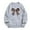Light Gray, variant on Bibifish Womens Sweatshirts Spring Autumn Cute Graphic Long Sleeve Sweatshirts Leopard Bow Print Relaxed Fit Cozy Sweatshirts For Ladies