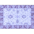 thumbnail image 1 of Ahgly Company Machine Washable Indoor Rectangle Oriental Blue Traditional Area Rugs, 3' x 5', 1 of 4