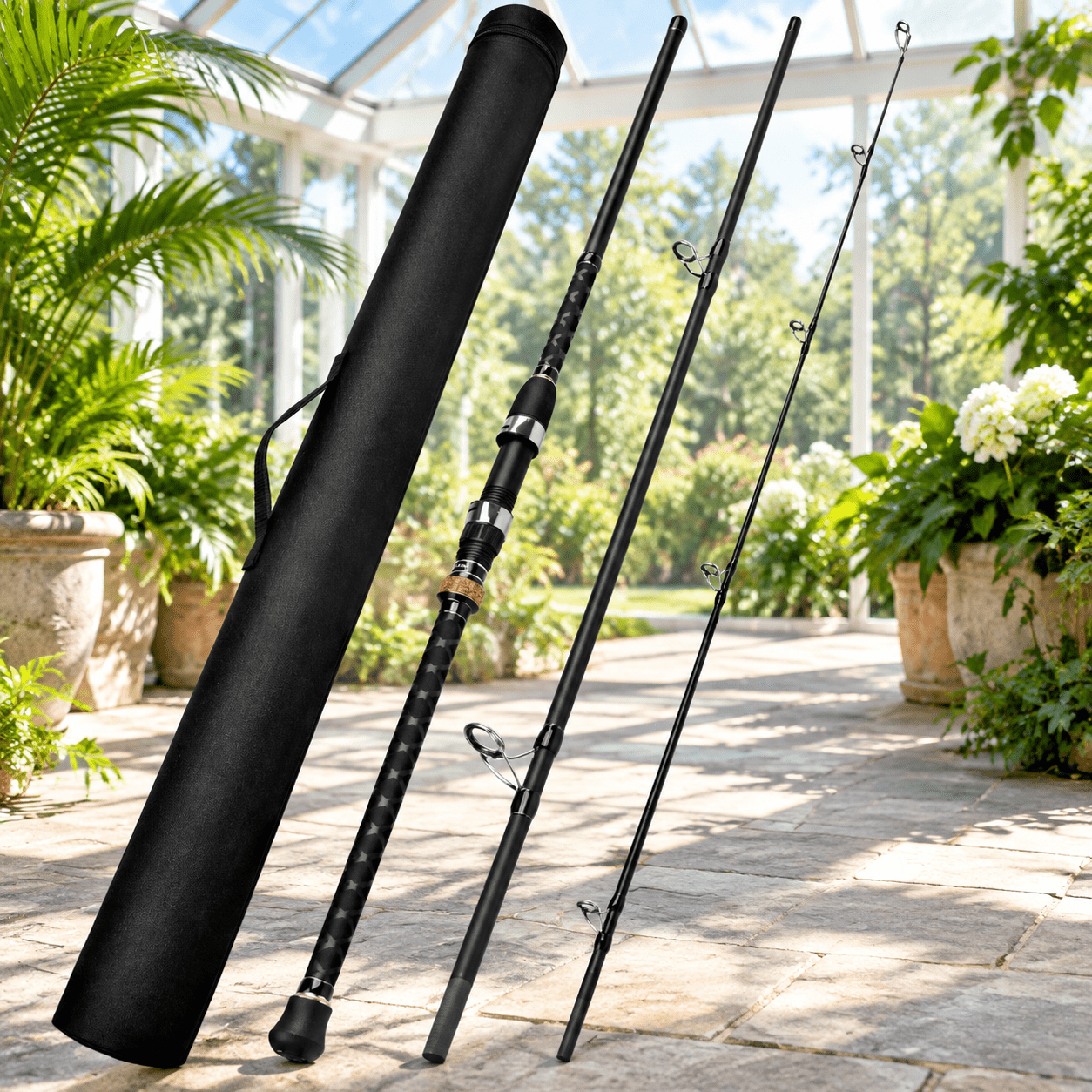 Surf Fishing Rod – Casting Spinning Rods With Tube(case) 3 Piece 9 /10 /11 /12 Carbon Saltwater Travel