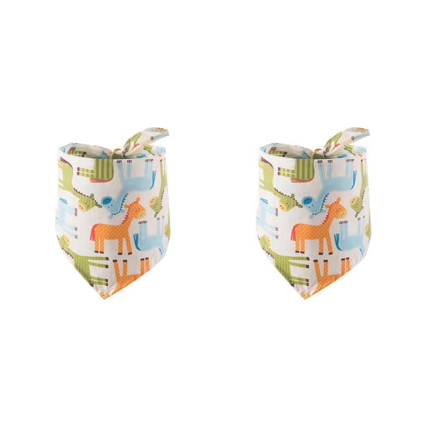 Bufanda de baba para mascotas Greeniant toalla triangular ajustable de algodón interiores exteriores animales pequeños cuello Tipo 1 2piezas