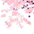 thumbnail image 3 of Confeti de revelación de género de 160g, confeti exquisito azul y rosa con huella bonita, confeti de mesa para revelación de género para fiesta de Baby Shower, 3 of 8