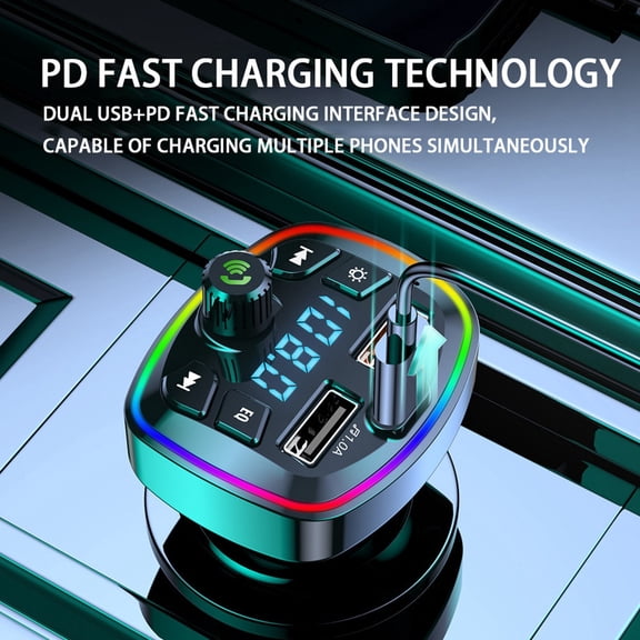 Oliegs Chargeur de Voiture Haute Performance USB pour Tous les Véhicules Adaptateur de Puissance 3 Prises avec Installation Normale Chargeur Automobile Compact et Durable