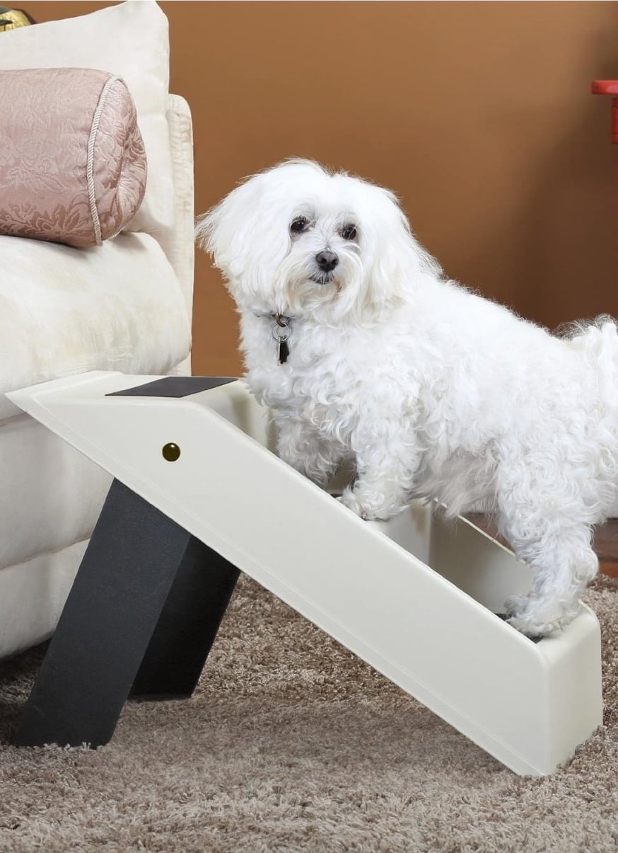 Pet Dog Stairs 3 Step Portable Folding Plastic Anti-Slip Easy-Up Sure Grip Steps