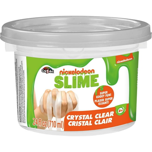Nickelodeon 24oz Crystal Clear Premade Slime