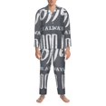 thumbnail image 3 of Gaeub Coffee Is Always A Good Idea Mens Pajamas Set Mens Sleepwear with Long Sleeve Top & Bottoms PJs-Medium, 3 of 7