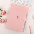 thumbnail image 2 of JINGBAO 4 pack Accordion File Organizer, Letter Size, 5 Pocket Expanding File Folder, Cute File Folder with Labels, Portable File Organizer for School Office Supplies, 2 of 7