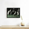 thumbnail image 3 of Nawypu  Pool Posters Snooker Player Prepares to Play A Shot As His Partner Looks On Vintage Black And White Canvas Painting Wall Art Poster for Bedroom Living Room Decor Frame-style, 3 of 4
