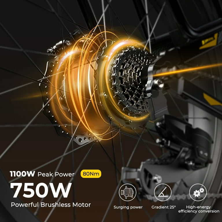 SOHAMO Bicicletas eléctricas, motor sin escobillas de 1000 W, batería  extraíble de 48 V, 12 A, 15 A, 16 A/20 A, 28 Mph de velocidad máxima con