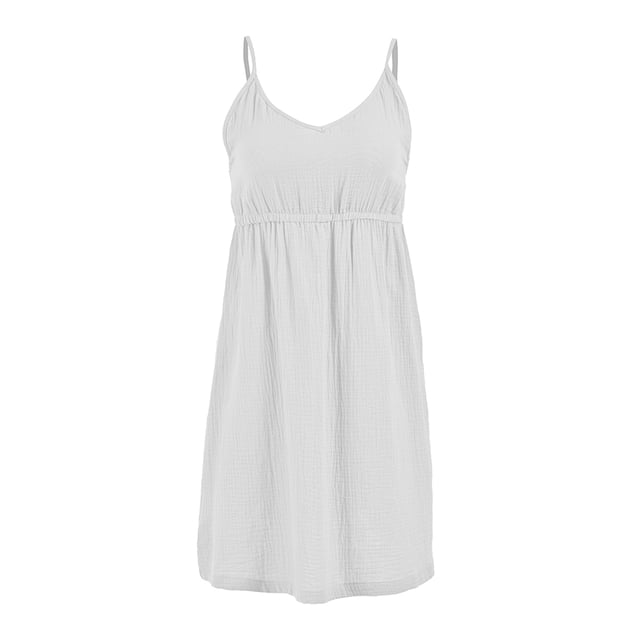 Salida de Playa George para Dama, Vestido Tirantes Blanco Talla G