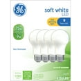 thumbnail image 3 of (4 pack) GE LED Light Bulbs, 75 Watt, Soft White, A19 Bulbs, Medium Base, Frosted Finish, 9yr, 4pk, 3 of 11