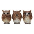 thumbnail image 3 of Ebros See Hear Speak No Evil Wise Owls Decor Set Wisdom Of The Woods Owl Hoot, 3 of 6