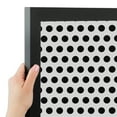 thumbnail image 4 of PinPix 16x12 Custom Cork Bulletin Board Black Polka Dot Poster Board Has a Fabric Style Canvas Finish, Framed in Black Polka Dot, by ArtToFrames (PinPix-200), 4 of 6