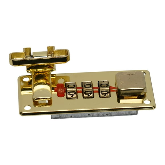 1Set 65*29mm Combination Lock Wooden Box Fixed Lock Suitcase Combination Lock