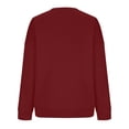 thumbnail image 3 of Womens Sweatshirts Oversized Crewneck Pullover Hoodies Trendy Cute Long Sleeve Drop Shoulder Sweater Tops S, 3 of 5