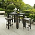 thumbnail image 7 of Crosley Furniture Palm Harbor 5Pc Counter Height Wicker Outdoor Dining Set, 7 of 7