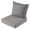 Grey, variant on Better Homes & Gardens 24"x 24" Outdoor Deep Seat Cushion, 2-Piece, Navy
