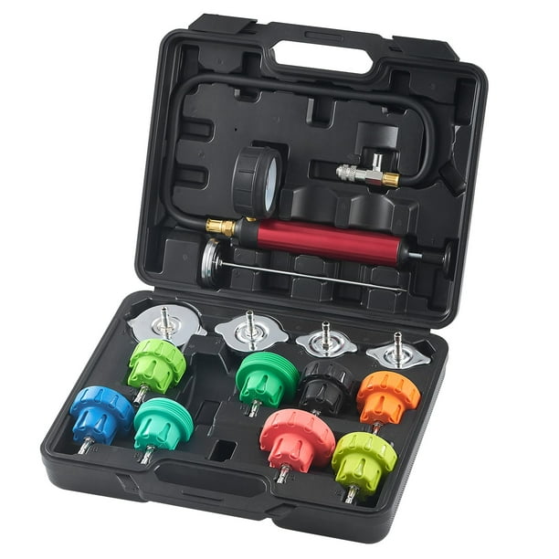 Kit de comprobador de presión de radiador para sistema de refrigeración automotriz VEVOR