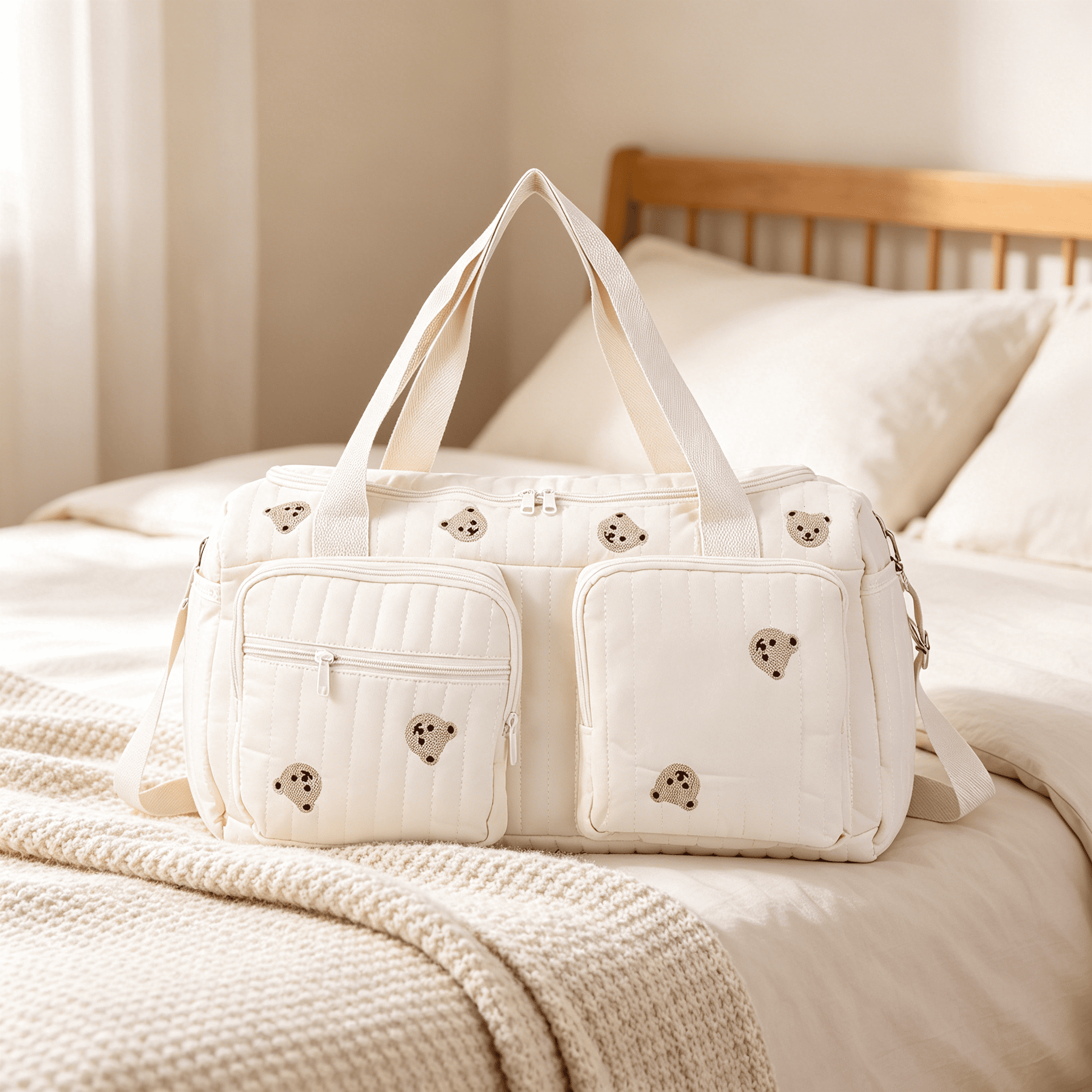 GASTROPOD 2026 New Baby Diaper Bag Tote,Mommy Bag,Travel Bag,Cute Diaper Bags Crossbody Baby Bags for Girl,Large Cute Duffle Bag Weekender Bag for Hospital and Weekender Travel Diaper Bag Organizer