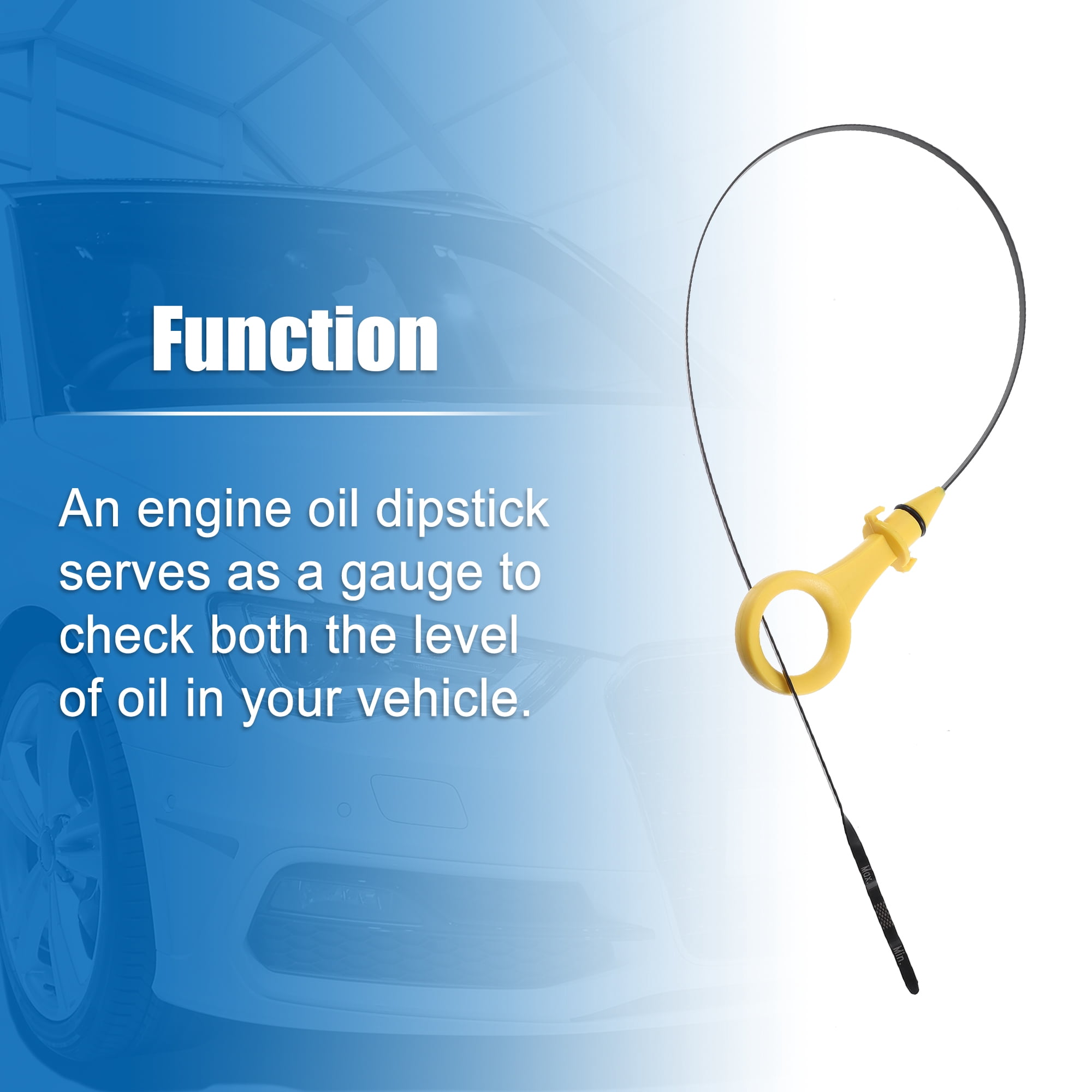 Unique Bargains Engine Oil Dipstick for A3 Q3 2011-2015 06J-115-611-L 06J-115-611-E