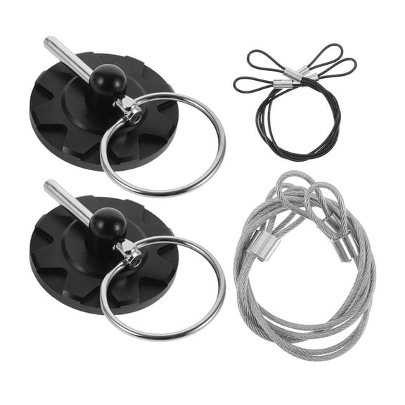 1 Set Hood Pin Lock Kit Universal Racing CNC Billet Pins for Vehicle Exterior Appearance and Engine Hood Security