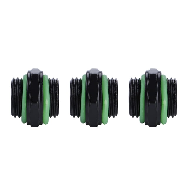 Conector de tubo de refrigeración por agua, 3 piezas G1/4 Conector de tubo de boquilla hexagonal Conector de tubo de boquilla hexagonal Durabilidad mejorada