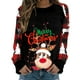 thumbnail image 1 of Sudaderas de Cuello Redondo de Navidad Para Mujer Blusa Cómoda de Manga Larga Con Estampado de Moda Odeerbi  ODB201792, 1 of 6