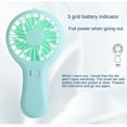 thumbnail image 3 of Cre-Heaven Mini Portable USB Rechargeable Handheld Fans, Travel Fan with Mobile Phone Holder, Suitable for Camping, Window Shopping, Outdoor Sports, 3 of 8