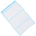 thumbnail image 5 of Organizador de baño de secado rápido con 6 bolsillos colgantes de malla para ducha, accesorios de baño que ahorran espacio, con un solo gancho (azul cielo), 5 of 5