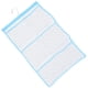 thumbnail image 5 of Organizador de baño de secado rápido con 6 bolsillos colgantes de malla para ducha, accesorios de baño que ahorran espacio, con un solo gancho (azul cielo), 5 of 5